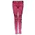 Jeans biker rosa Balmain com gradiente de cor.
