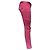 Jeans biker rosa Balmain com gradiente de cor. - vista 3