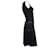 Sandro Maxi Stretch-Kleid Schwarz - Ansicht 3