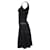 Sandro Maxi Stretch-Kleid Schwarz - Ansicht 4