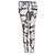 Jeans biker grigi Balmain con macchie di candeggio. Grigio
