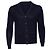 Blauer Wollcardigan von Lanvin