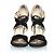 Sandali con cinturino in suede Jimmy Choo Nero - vista 2