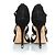 Sandali con cinturino in suede Jimmy Choo Nero - vista 4