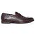Braune Alligatorleder-Pennyloafers von Santoni - Ansicht 6