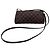 Borsa a spalla in tessuto Louis Vuitton Eva Marrone - vista 3