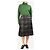 Autre Marque Kilt plisado de tartán verde - tamaño UK 16 - vista 2
