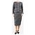 Tory Burch Conjunto de cárdigan y falda de jacquard negro - talla M - vista 3