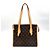 Borsa tote Monogram Louis Vuitton in pelle marrone PVC