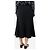 Jason Wu Falda midi de tweed negro - talla UK 14 - vista 3