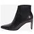 Michel Vivien Botines de cuero negro - talla EU 40 (UK 7)
