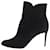 Aquazzura Black Roya suede ankle boots - size EU 41  ref.2603626