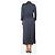 Altuzarra Navyblaue, geraffte Polka-Dot-Midikleid - Größe UK 14 Marineblau - Ansicht 2