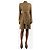 Vanessa Seward Gold Lurex Strickkleid - Größe UK 10 Golden - Ansicht 3