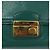 Prada Borsa a spalla in pelle Saffiano verde lucido - vista 15