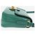 Prada Borsa a spalla in pelle Saffiano verde lucido - vista 4