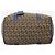Fendi Borsa Boston in tela Zucchino marrone - vista 10