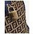 Fendi Borsa Boston in tela Zucchino marrone - vista 16