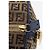 Fendi Borsa Boston in tela Zucchino marrone - vista 18