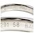 Timeless Chanel Matelassé Pt950 Platinring Größe 17 Silber Metallisch - Ansicht 5