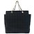 Timeless Bolso de mano 2 en 1 de jersey de algodón Chanel Choco Bar Negro - vista 3