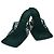 Mule elastiche in rafia oliva di Bottega Veneta Verde Verde oliva