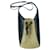 Borsa a secchiello in pelle e rafia Tory Burch Nero - vista 3