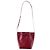 Mini borsa a secchiello in pelle rossa Mansur Gavriel Rosso - vista 8