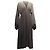 Vestido Midi Gathered Sasha em Seda Marrom da The Row