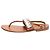Marni Sandali T-strap in cristallo marrone - taglia EU 40