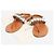 Marni Sandali T-strap in cristallo marrone - taglia EU 40 - vista 7