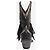 Autre Marque Schwarze Leder-Cowboy-Stiefel - Größe EU 36 (UK 3) - Ansicht 3