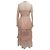 Self portrait Self-Portrait Spitzen-Midi-Kleid aus Polyester in Rosa Braun Pink - Ansicht 2