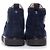 Sneakers alte in suede blu Hermès - vista 6