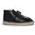 Botas ankle espadrille de cano alto Chanel em preto - vista 4