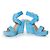 Wedge intrecciati blu Stuart Weitzman - vista 6