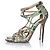 Grüne Python-Gladiatorensandalen von Jimmy Choo - Ansicht 2