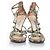 Grüne Python-Gladiatorensandalen von Jimmy Choo - Ansicht 3