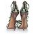 Grüne Python-Gladiatorensandalen von Jimmy Choo - Ansicht 4