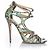 Grüne Python-Gladiatorensandalen von Jimmy Choo - Ansicht 5