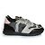 Valentino Garavani Camo rockrunner in grigio e rosa Multicolore - vista 4