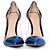 Décolleté metallici blu Plexi Gianvito Rossi - vista 2