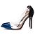 Décolleté metallici blu Plexi Gianvito Rossi - vista 3