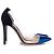 Décolleté metallici blu Plexi Gianvito Rossi - vista 6