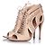 Alaïa Sandali in pelle con lacci e ritagli Alaia Marrone Beige