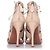 Alaïa Sandali in pelle con lacci e ritagli Alaia Marrone Beige - vista 3