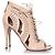 Alaïa Sandali in pelle con lacci e ritagli Alaia Marrone Beige - vista 4