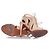 Alaïa Sandali in pelle con lacci e ritagli Alaia Marrone Beige - vista 7