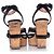 Alaïa Zeppa in sughero Alaia con velluto nero - vista 5