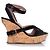 Alaïa Zeppa in sughero Alaia con velluto nero - vista 6